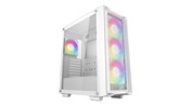 Корпус Deepcool CC560 MESH V2 WH, TG, 4x120mm ARGB Fan, mini-ITX, mATX, ATX, белый