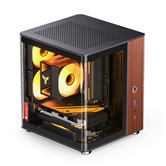 Корпус JONSBO TK-0 Black, TG (aquarium), mini-ITX, SFX, черный