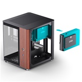 Корпус JONSBO TK-0 Black, TG (aquarium), mini-ITX, SFX, черный