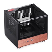 Корпус JONSBO TK-0 Black, TG (aquarium), mini-ITX, SFX, черный