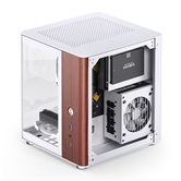 Корпус JONSBO TK-0 White, TG (aquarium), mini-ITX, SFX, белый