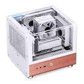 Корпус JONSBO TK-0 White, TG (aquarium), mini-ITX, SFX, белый