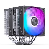 Кулер JONSBO CR-3000E(Color) Black LGA1700/1200/115X/AM5/AM4 (12шт/кор, TDP 260W, PWM, 2 x 120mm Dynamic Multi-Color LED Fan, 6 тепловых трубок, 4-pin) Retail