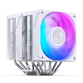 Кулер JONSBO CR-3000E(Color) White LGA1700/1200/115X/AM5/AM4 (12шт/кор, TDP 260W, PWM, 2 x 120mm Dynamic Multi-Color LED Fan, 6 тепловых трубок, белый, 4-pin) Retail