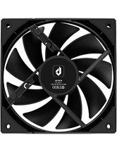 Вентилятор upHere U3K1 Black / 120mm, 600-1650RPM, 64.61CFM, 25dBA, hydro bearing / U3K1