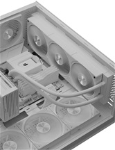 Вентилятор upHere U3T1 White / 120mm, 600-1650RPM, 64.61CFM, 25dBA, hydro bearing / U3T1