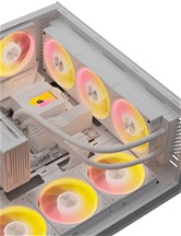 Вентилятор upHere U3TC1 White ARGB / 120mm, 600-1650RPM, 64.61CFM, 25dBA, hydro bearing / U3TC1