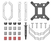 Кулер ID-COOLING FROZN A410 SE LGA1700/1200/115X/AM5/AM4 (10шт/кор, TDP 180W, PWM, 4 тепл.трубки прямого контакта, FAN 120mm, черный) RET