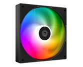 Вентилятор ID-COOLING AS-140-ARGB-K 140x140x25мм (60шт./кор, PWM, резиновые углы, черный, 300-1800об/мин, супертихий)  BOX