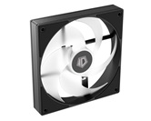 Вентилятор ID-COOLING AS-140-ARGB-K 140x140x25мм (60шт./кор, PWM, резиновые углы, черный, 300-1800об/мин, супертихий)  BOX