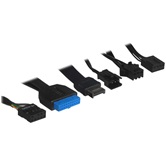 Корпус PHANTEKS Eclipse G400A, Black, 4x140mm ARGB Fan + ARGB Strip, боковая панель Tempered Glass, Mid-Tower / PH-EC400GA_DBK01