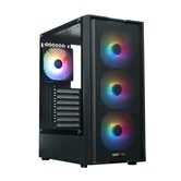 Корпус XASTRA  A301 4FRGB  Black ATX/Mesh/ tempered glass / 4x 120mm FC120-FRGB fans/ A301-BK-FC120FRGB-4F-GL