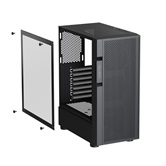 Корпус XASTRA  A302 4FRGB  Black ATX/Mesh/ tempered glass / 4x120mm FC120-FRGB fans/ A302-BK-FC120FRGB-4F-GL