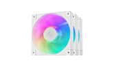 Вентилятор DEEPCOOL FD12 ARGB WH-3 IN 1 120x120x25мм (16шт./кор, PWM, ARGB, белый, 400-2050об/мин) Color BOX
