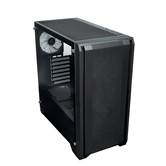 Корпус XASTRA  A500 4ARGB Black ATX/Mesh/ tempered glass / 4x 120mm FC120-ARGB PWM fans/ A500-BK-FC120ARGB-4F-GL