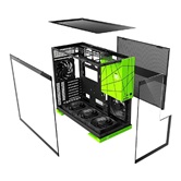 Корпус Geometric Future Model 5 NV Style Limited Edition with fans / mid tower, E-ATX / 5x140mm ARGB fans / 1AM5WKNV01100