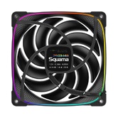 Вентилятор Geometric Future Squama 2503B-14 Single Pack / 140mm, PWM, 2400 RPM, 91.15 CFM, 34.0 dBA, 5V ARGB, Black / 1F2503B114000