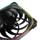 Комплект вентиляторов (3 шт.) Geometric Future Squama 2503RB-14 Reverse Black / 140mm, PWM, 2100 RPM, 71.80 CFM, 34.0 dBA, 5V ARGB / 1F2503R314000