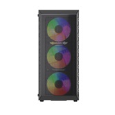 Корпус Powercase Mistral S4B, Tempered Glass, 4x 120mm FRGB Fans, чёрный, ATX  (CMSB-L4)