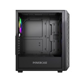 Корпус Powercase Mistral S4B, Tempered Glass, 4x 120mm FRGB Fans, чёрный, ATX  (CMSB-L4)