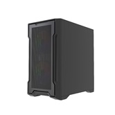 Корпус Powercase Mistral Micro X3B ARGB, Tempered Glass, 3x 120mm ARGB PWM Fan, чёрный, mATX  (CMMXB-A3)