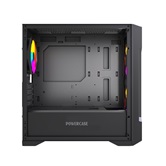 Корпус Powercase Mistral Micro X3B ARGB, Tempered Glass, 3x 120mm ARGB PWM Fan, чёрный, mATX  (CMMXB-A3)