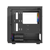 Корпус Powercase Mistral Micro C4B ARGB, Tempered Glass, 4x 120mm ARGB PWM Fan, чёрный, mATX  (CMMCB-A4)