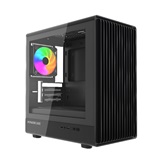Корпус Powercase Mistral Micro C4B ARGB, Tempered Glass, 4x 120mm ARGB PWM Fan, чёрный, mATX  (CMMCB-A4)