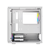 Корпус Powercase Mistral Micro C4W ARGB, Tempered Glass, 4x 120mm ARGB PWM Fan, белый, mATX  (CMMCW-A4)