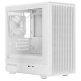 Корпус Powercase Mistral Micro C4W ARGB, Tempered Glass, 4x 120mm ARGB PWM Fan, белый, mATX  (CMMCW-A4)