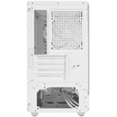 Корпус Powercase Mistral Micro C4W ARGB, Tempered Glass, 4x 120mm ARGB PWM Fan, белый, mATX  (CMMCW-A4)