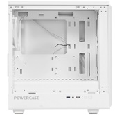 Корпус Powercase Mistral Micro C4W ARGB, Tempered Glass, 4x 120mm ARGB PWM Fan, белый, mATX  (CMMCW-A4)
