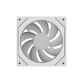 Вентилятор Powercase (M52-12W ARGB) White 120x120x25мм (PWM, 100шт./кор, 4pin PWM (M+F)+ 3pin ARGB (M+F), 600-1800±10% об/мин) Bulk