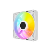 Вентилятор Powercase (M56-12W ARGB) White 120x120x25мм (PWM, 100шт./кор, 4pin PWM (M+F)+ 3pin ARGB (M+F), 700-1500±10% об/мин) Bulk