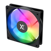 Вентилятор XASTRA FC120B FRGB bulk pack 120x120x25мм (60шт/кор, FRGB, 1200±11% RPM, black)
