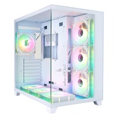 Корпус 1STPLAYER MEGAVIEW MV8-TP ARGB White / ATX / 7x120mm ARGB fans & hub / MV8-TP-WH-6FC7R-W-1FC7-W-HUB2