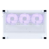 Корпус 1STPLAYER MEGAVIEW MV8-TP ARGB White / ATX / 7x120mm ARGB fans & hub / MV8-TP-WH-6FC7R-W-1FC7-W-HUB2