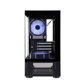 Корпус 1STPLAYER MIKU Mi2-A ARGB Black / mATX / 3x120mm ARGB fans / Mi2-A-BK-2FC7R-1FC7
