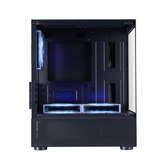 Корпус 1STPLAYER MIKU Mi2-A ARGB Black / mATX / 3x120mm ARGB fans / Mi2-A-BK-2FC7R-1FC7