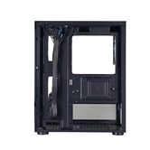 Корпус 1STPLAYER MIKU Mi2-A ARGB Black / mATX / 3x120mm ARGB fans / Mi2-A-BK-2FC7R-1FC7