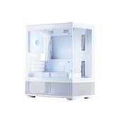 Корпус 1STPLAYER MIKU Mi2-A ARGB White / mATX / 3x120mm ARGB fans / Mi2-A-WH-2FC7R-W-1FC7-W