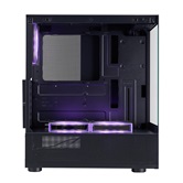 Корпус 1STPLAYER MIKU Mi7-A ARGB Black / ATX / 3x120mm ARGB fans / Mi7-A-BK-2FC7R-1FC7