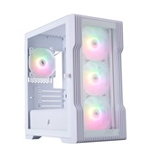 Корпус 1STPLAYER TRILOBITE T3-G ARGB White / mATX / 4x120mm ARGB fans / T3-G-WH-4F7-W
