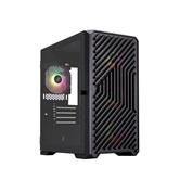 Корпус 1STPLAYER TRILOBITE T5 ARGB Black / mATX / 4x120mm ARGB fans / T5-BK-4F7