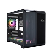 Корпус 1STPLAYER RT6 ARGB Black / mATX / 4x120mm ARGB fans / RT6-BK-3FC7R-1FC7