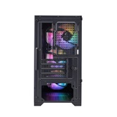 Корпус 1STPLAYER BULLET HUNTER H2 Black / mATX / 4x120mm FRGB fans / H2-BK-4F1