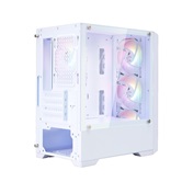 Корпус 1STPLAYER BULLET HUNTER H2 White / mATX / 4x120mm FRGB fans / H2-WH-4F1-W