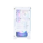 Корпус 1STPLAYER BULLET HUNTER H2 White / mATX / 4x120mm FRGB fans / H2-WH-4F1-W