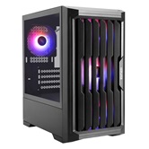Корпус 1STPLAYER BULLET HUNTER H2 ARGB Black / mATX / 4x120mm ARGB fans / H2-BK-4F7