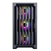 Корпус 1STPLAYER BULLET HUNTER H2 ARGB Black / mATX / 4x120mm ARGB fans / H2-BK-4F7